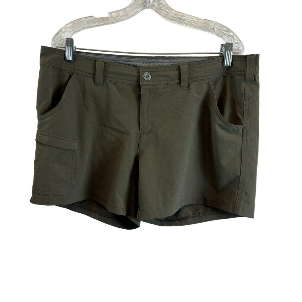 The North Face Cargo Pockets Outdoor Shorts Stretch Army Green US 14